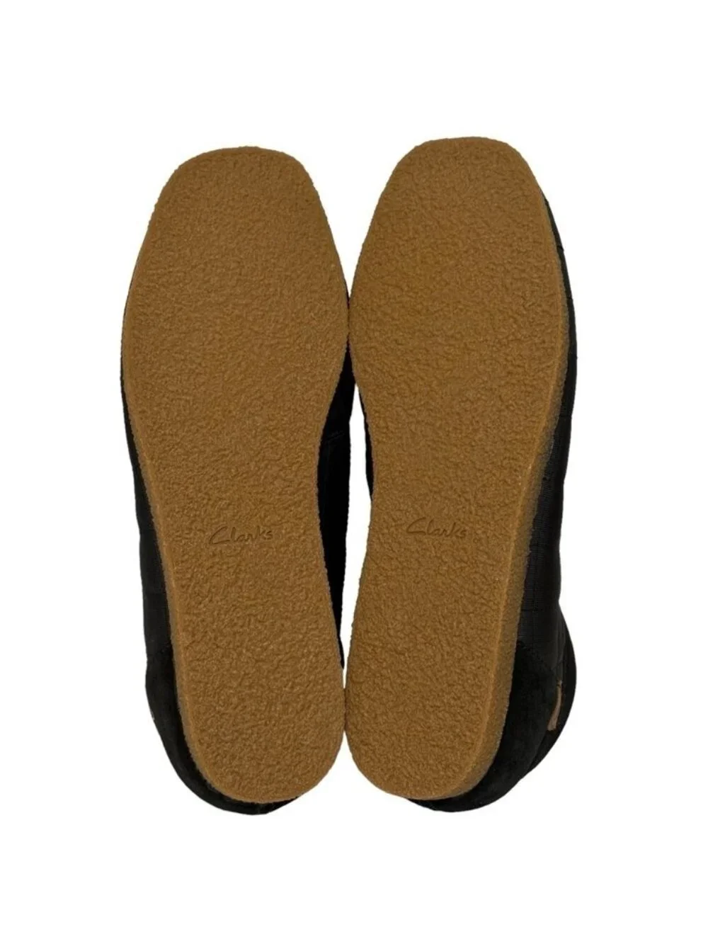Clarks Mens Shacre II Step Moc Loafers Size 12 Wide Black Casual Suede Textile